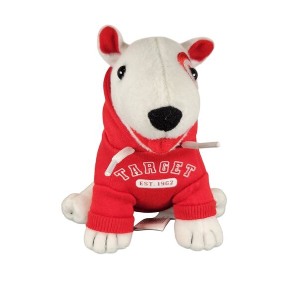 Target Bullseye Dog Plush 2023 Hoodie Recruitment TAG0201 7" Stuffed Toy - Picture 2 of 16